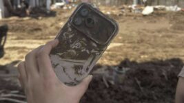 After devastating typhoon, one user found their phone had survived